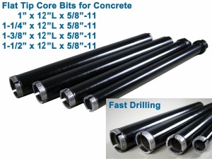 Diamond core drilling bits