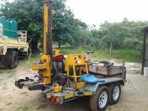 Boremaster Drill rig drilling